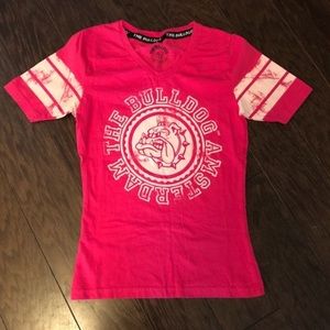 The Bulldog Amsterdam pink vintage logo shirt